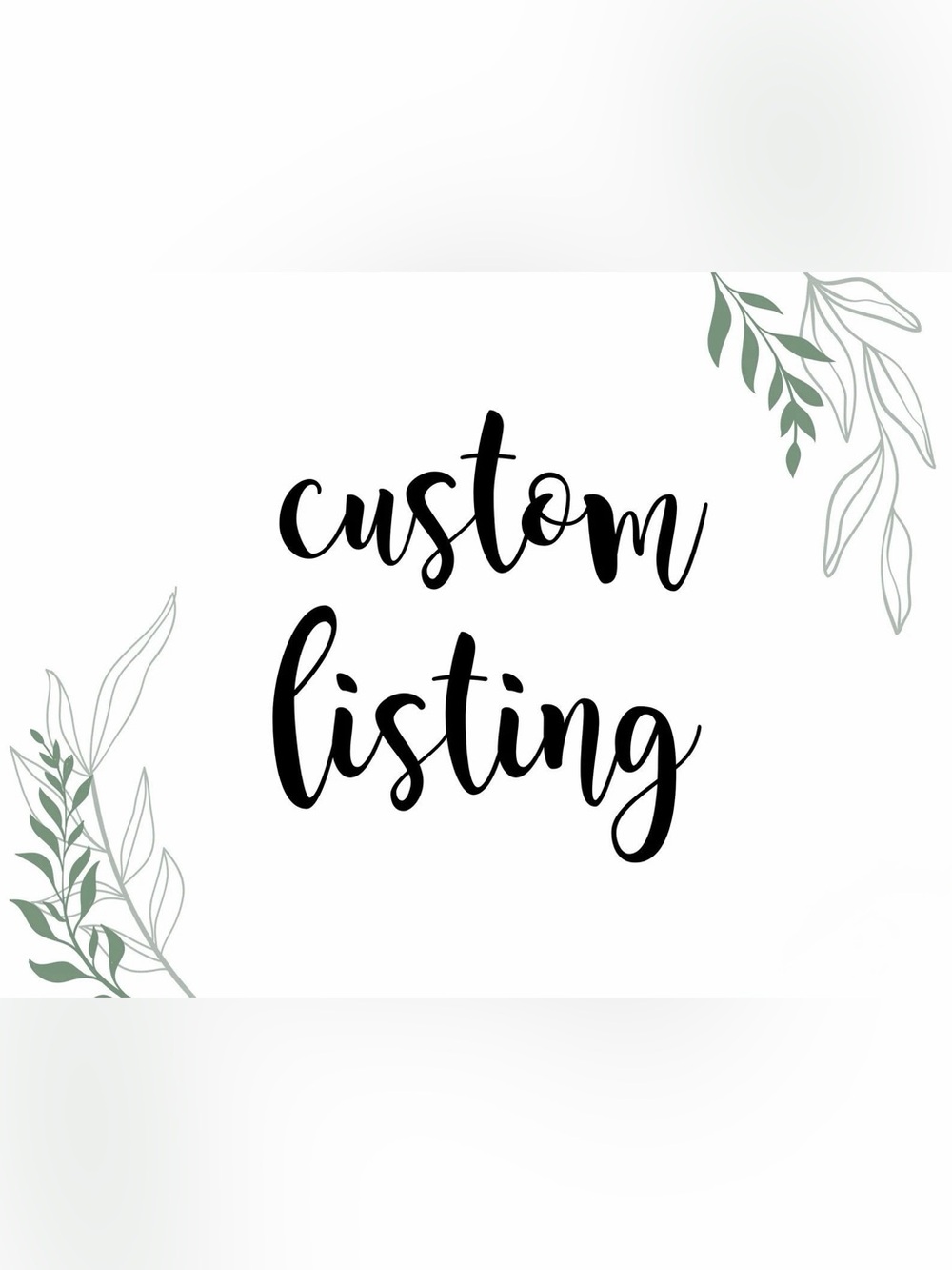 Custom Listing